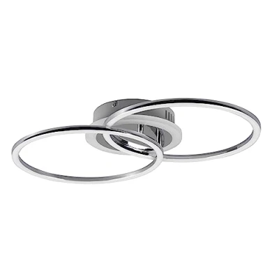 Immagine di Reality, Plafoniera, Venida incl. 1 x LED,SMD,25,0 Watt,4000K,3000 Lm. Finitura: Metallo, Cromo L:50,0cm, L:30,0cm, A:7,5cm Dimmerabile tramite interrutto,