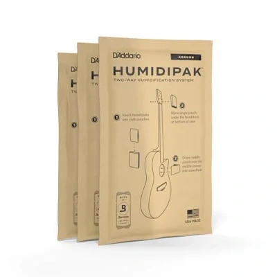 Immagine di Pacchetti D&#039;Addario Guitar Dehumidifier Per Humidipak di ricariche Two Way Absorb Confezione da 3