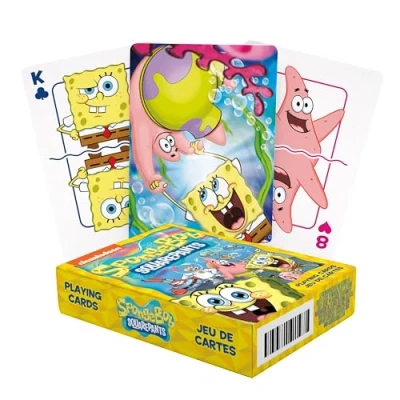 Immagine di AQUARIUS SpongeBob Cast Playing Cards Deck, Multicolore