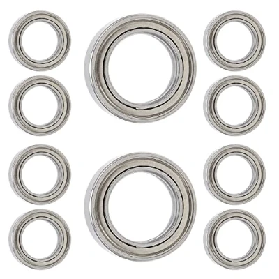 Immagine di 10 mini cuscinetti a sfera MR63ZZ 3 x 6 2,5 mm, per modellismo 3D