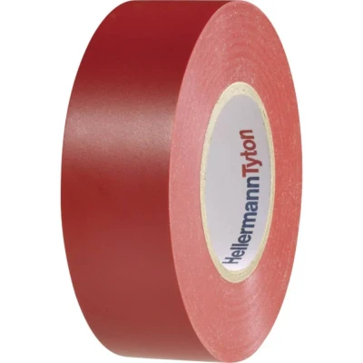 Immagine di HellermannTyton HelaTape Flex 1000+ 710 10604 Nastro isolante Rosso (L x L) 20 m 19 mm 1 pz.