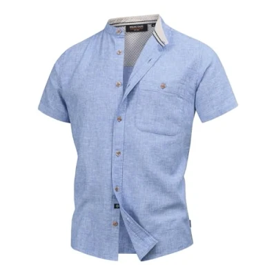 Immagine di Indicode Jeans Kurzarm Helmer Camicia, Uomo, Taglia: Small, Palace blue