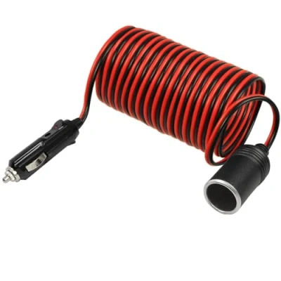 Immagine di OcioDual Cavo Accendisigari Auto 5 Metri Presa 12v, Prolunga Accendisigari, 15A, Spinotto 12v / 24v, Accessori Camper, Accendi Sigari 12 v, Camper LED