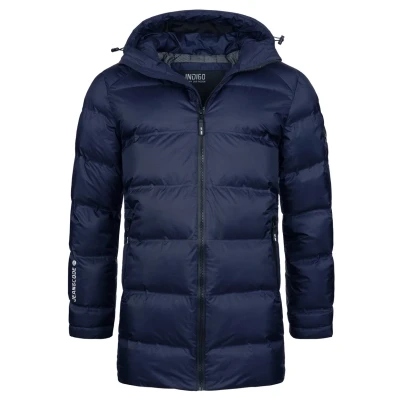 Immagine di Indicode Uomini Parkkish Coat Parka invernale con cappuccio Navy M