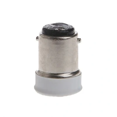 Immagine di goodluxx B15 Maschio a E14 Femmina Lampadina Presa Adattatore Convertitore Portalampada Bianco
