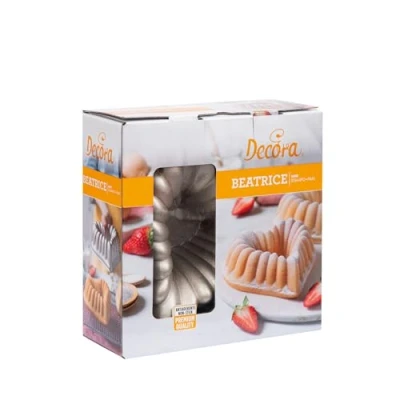 Immagine di Decora 0080115 Stampo Antiaderente Mini Beatrice 16 X 6 h Cm, In Alluminio Pressofuso, per realizzare preparazioni dolci e salate.