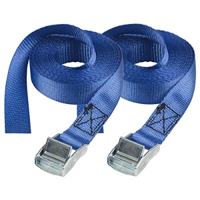 Immagine di Master Lock 4363EURDAT Cinghia con Fibbia in Zama, Blu, 2.50 m x 25 mm, Set di 2