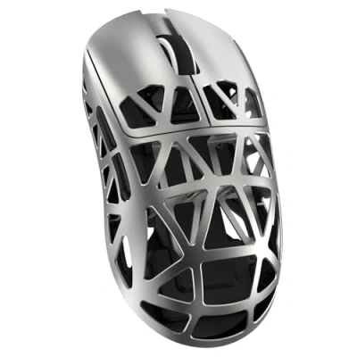 Immagine di ATTACK SHARK R2 Magnesium Alloy Mouse, PixArt PAW3950 Gaming Sensor, Wireless 8K 48g SUPERLIGHT BT/2.4G/Wired Adjustable DPI 42000, Office Mice for Win11/Xbox/PS/Mac Grey