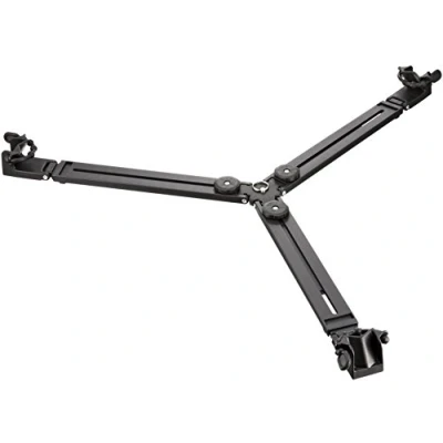 Immagine di Manfrotto 165 Base a Stella per Treppiedi con Puntale Singolo, in Alluminio, Nero