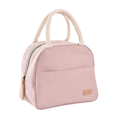 Immagine di BEABA, Borsa Termica Per La Pappa Del Bambino, Lunchbox, Porta Pranzo, Mantiene Caldo/Fresco, Grande Capacità 5l, Tessuto Impermeabile, Tasca Frontale, Materiale Morbido, Rosa Cipria