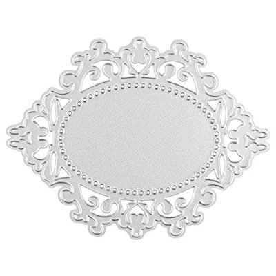 Immagine di Ideen mit Herz stencil per punzonatura, cornice, 7,7 cm x 10 cm, adatto fustellatrici comuni, realizzare biglietti, ciondoli, biglietti d&#039;auguri, vintage, retrò, scrapbooking