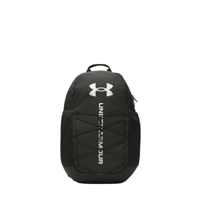 Immagine di Under Armour Hustle Sport 6.0 Zaino Nero/Nero/Argento Metallico OSFM, nero, argento metallizzato, taglia unica