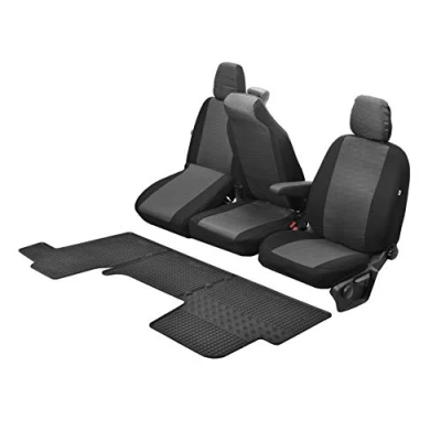 Immagine di Set composto da coprisedili Hero e tappetini in gomma compatibili con Renault Master IV dal 2011