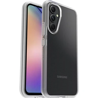 Immagine di Otterbox Cover per Samsung Galaxy A54 5G Sleek, resistente a shock e cadute, testata norme anti caduta MIL STD 810G, Protezione Antimicrobica, Trasparente, Senza Retail Package