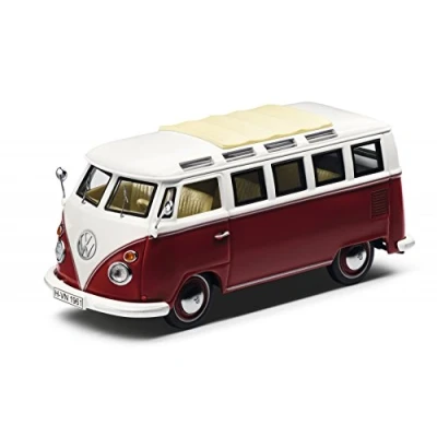 Immagine di Volkswagen Original Modello Auto T1 Samba Bus Rosso/Cream 1: 43