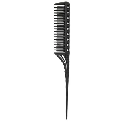 Immagine di Pettini per la coda, pettine acconciatura, capelli neri Ratto il sollevamento della coda parrucchiere professionali parrucchieri(Nero)