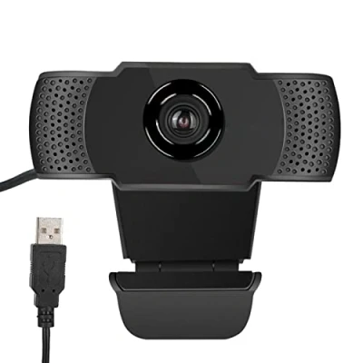 Immagine di USB 2.0 Computer Camera, 1920 X 1080 HD PC Webcam Videocamera Web per Chiamate, Conferenze Laptop con Microfono