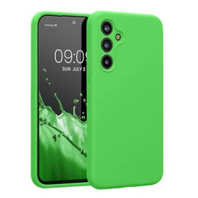 Immagine di kwmobile Custodia Compatibile con Samsung Galaxy A54 5G Cover Back Case per Smartphone in Silicone TPU Protezione Gommata verde lime