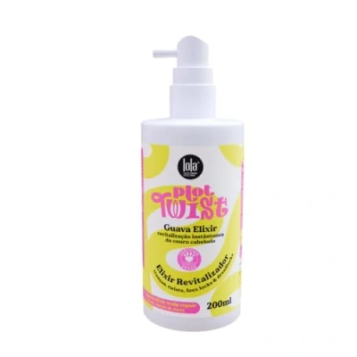 Immagine di Lola Cosmetics Plot Twist Guava Elixir Rivitalizza i Capelli Ingredienti Naturali Cruelty Free Setosi e Brillanti 200ml Metodo Riccio Adatto