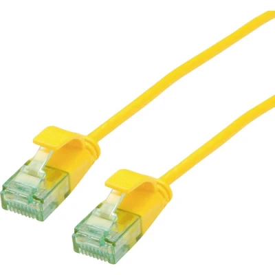 Immagine di Roline Cavo patch UTP DataCentre Cat.6A (Classe EA), sottile (UTP, CAT6a, 0.50 m), di rete