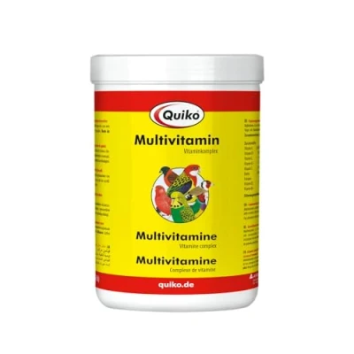Immagine di Quiko Multivitamin 750g complesso vitaminico per fornire a tutte le specie di uccelli ornamentali importanti vitamine in polvere