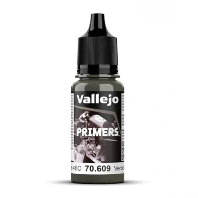 Immagine di Vallejo Surface Primer poliuretanico da 17 ml, Verde (Russian Green)