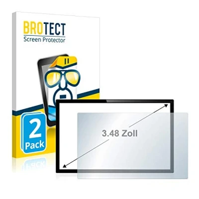 Immagine di brotect 3.5&quot; Pellicola Protettiva per Fotocamera con 3,48 Pollici (8.9 cm) [51.1 x 71.1 mm, 3:2] (2 Pezzi) Trasparente Anti Impronte