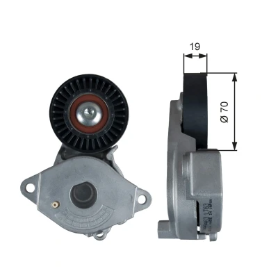 Immagine di GATES T39355 Rullo Tendicinghia FleetRunner Micro V Stretch Fit TOYOTA: Auris Hatchback, Yaris III Hatchback