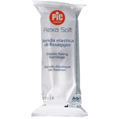 Immagine di Flexa Soft 8cm x 4m Benda Elastica Bianca PIC