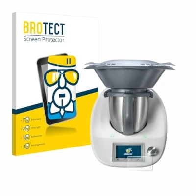 Immagine di brotect Pellicola Protettiva Vetro per Vorwerk Thermomix TM5/ Bimby TM5 Protezione Schermo [Durezza Estrema 9H, Chiaro]