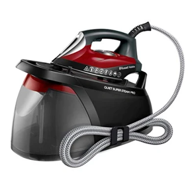 Immagine di Russell Hobbs Ferro da Stiro a Vapore con Caldaia Silenzioso, Una Temperatura Ideale per Tutti i Tessuti 2750W, 3 Imp. di Vapore; Pressione: 8 bar, Serbatoio 1,8 litri, Anticalcare, 24460 56