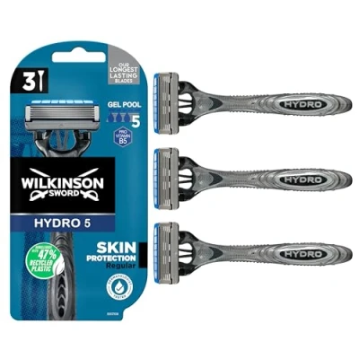Immagine di Wilkinson Hydro 5 Rasoio da barba, confezione 3 pezzi