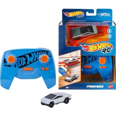 Immagine di Hot Wheels Macchinina da Corsa Ricaricabile Radio Controllate, con Controller e Adattatore, Giocattolo per Bambini 5+ Anni, GXG30