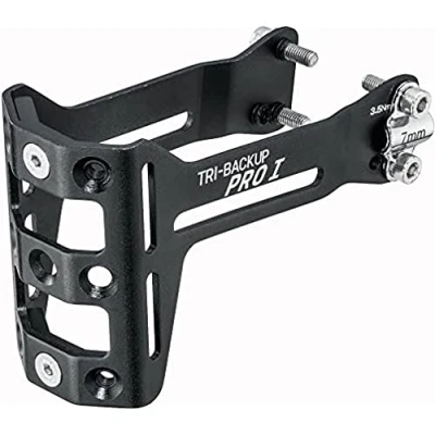 Immagine di Topeak Tri Backup Pro I Staffa Sottosella per Portaborraccia e Accessori, Nero, Taglia Unica