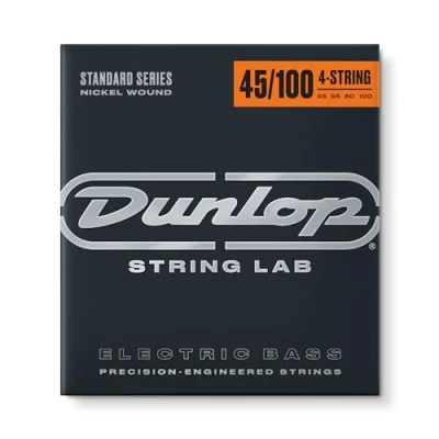 Immagine di Dunlop DBN40100 nichel rivestito corde per basso, Standard scale, 45 100, Set 4