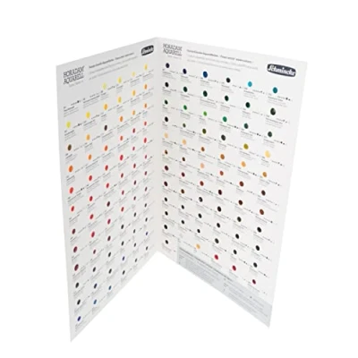 Immagine di Schmincke HORADAM® AQUARELL Dotcard con 140 Colori 14 999 140, per testare Tutti i