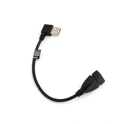 Immagine di Cavo USB 2.0 Typ A (maschio) 90 angle en (femminile) 21cm de SYSTEM S
