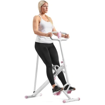 Immagine di Sunny Health &amp; Fitness Upright Row N Ride™ Exerciser in Pink P2100
