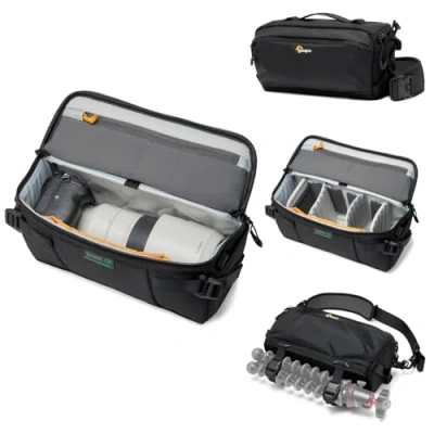 Immagine di Lowepro ProTactic Lite SLX 120 AW III, Fotocamera Professionale, Copertura Antipioggia, Zaino a Tracolla o Spalla per Fotografi e Videografi, Capacità 5L, DSLR/Mirrorless