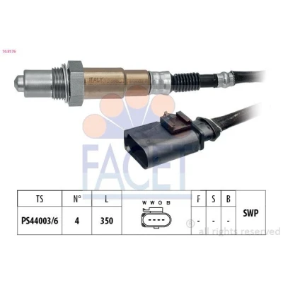 Immagine di EPS 1.998.176 Sonda lambda Made in Italy OE Equivalent riscaldato, planare, Filettatura prelubrificata VOLKSWAGEN: Polo V Hatchback