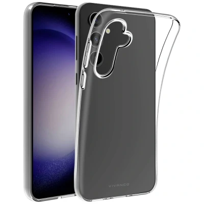 Immagine di Vivanco SSCVVSGS23FET Backcover per cellulare Samsung Galaxy S23 FE Trasparente Carica induttiva