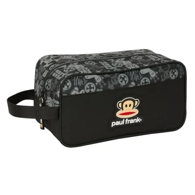 Immagine di Safta Paul Frank Join The Fun Scarpiera media, multiuso, portatodo, sport, estrazione, calcio, comodo e versatile, 29 x 14 15 cm, colore: Nero, Estándar, Casual