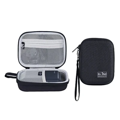 Immagine di Gadget Organizer Case per GL AXT1800/ MT1300/ SFT1200/ E750, caricabatterie, cavi e accessori, custodia robusta durevole, borsa EVA il trasporto a mano, antiurto, resistente all&#039;acqua (Black)