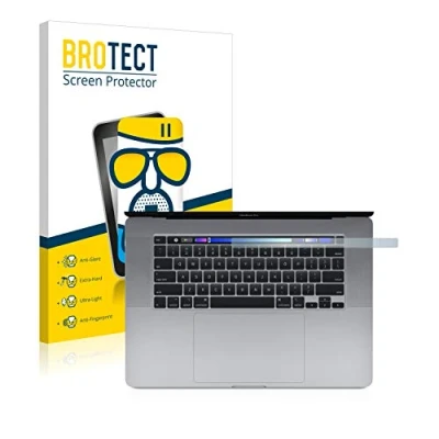 Immagine di brotect Pellicola Vetro Opaca per Apple MacBook Pro 16&quot; 2019 (SOLO Touch Bar) Protezione Schermo [Anti Riflesso, Durezza 9H]