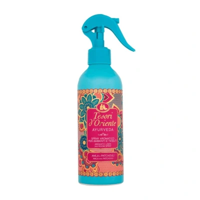 Immagine di Tesori d&#039;Oriente Profumatore Casa Spray Ayurveda, dalle Note di Amla e Patchouli, Crea un’Atmosfera Raffinata Accogliente con Poche Vaporizzazioni, 250 ml