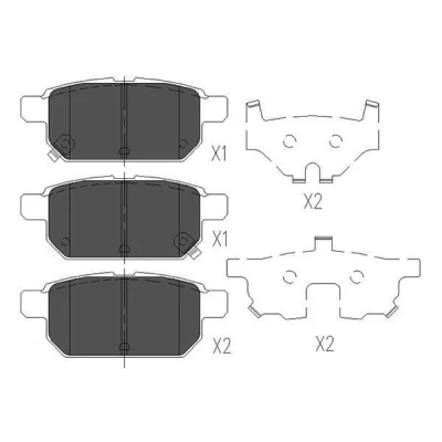 Immagine di KAVO PARTS KBP 8526 Kit pastiglie freno con segnalatore acustico usura SUZUKI: Vitara IV SUV, SWIFT 4, 5