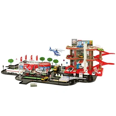 Immagine di STARLUX Other License Maxi Garage Totale con 3 Livelli, Colore Rosso, Grigio, Nero, 76 x 121 33 cm, 401016