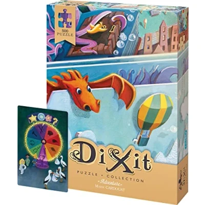 Immagine di Libellud Asmodee Dixit Puzzle, Adventure, Puzzle da 500 Pezzi, 34x48 cm, Edizione in Italiano