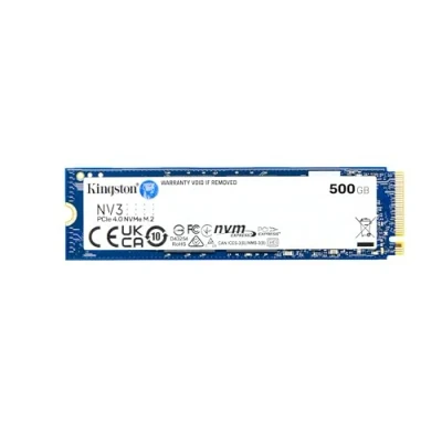Immagine di Kingston NV3 NVMe PCIe 4.0 SSD interno 500GB M.2 2280 SNV3S/500G