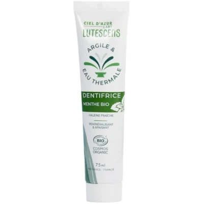 Immagine di CIEL D&#039;AZUR LABS Dentifricio con argilla e acqua termale menta Bio 75 ml